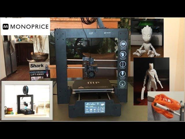 Monoprice Maker Select Plus 3D Printer | Unboxing & Assembly Setup