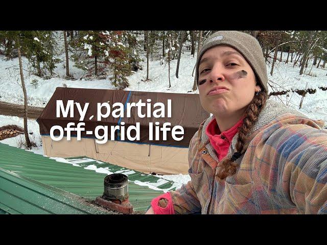 A day in my partial off-grid life: daily chores and simple living