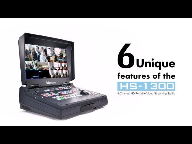 【Official】The Cost-Effective HS-1300 Portable Video Streaming Studio｜Datavideo