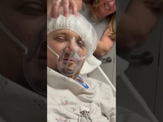 Jeremy Renner speaks from hospital bed