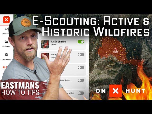 E-scouting How To: The Active Wildfire Layer onX hunt