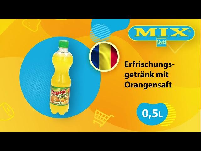 Erfrischungsgetränk mit Orangensaft "Frutti Fresh" bei Mix Markt