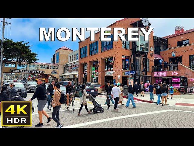 [4K HDR] Monterey, California Walking Tour | 2023