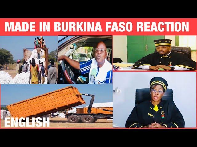 Proudly wearing Made in BURKINA Faso | Reactions #burkinafaso #reaction