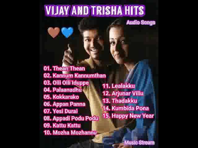 Vijay And Trisha Hits - Audio Tamil Songs Jukebox - Music Stream