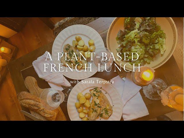 Cozy afternoon cooking a plant-based French lunch with Sarala Terpstra