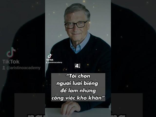 10 CÂU NÓI HAY NHẤT CỦA BILL GATES | Danh Ngôn Cuộc Sống