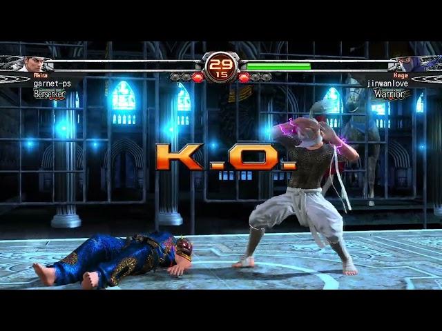 4K 버철파이터5 VIRTUA FIGHTER5 FINAL SHOWDOWN(PS3) kage vs akira