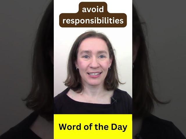 English Word of the Day: Shirk