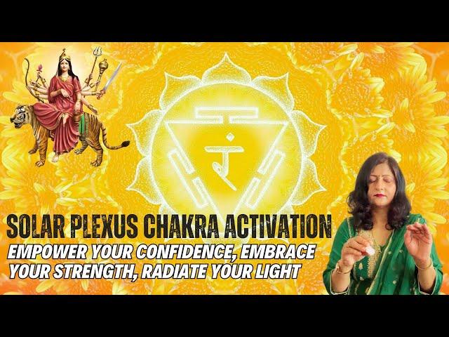 Transform Your Energy: Solar Plexus Chakra Healing with Reiki for Navratri Meditation English