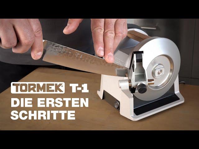 Die ersten Schritte | Tormek T-1 Kitchen Knife Sharpener