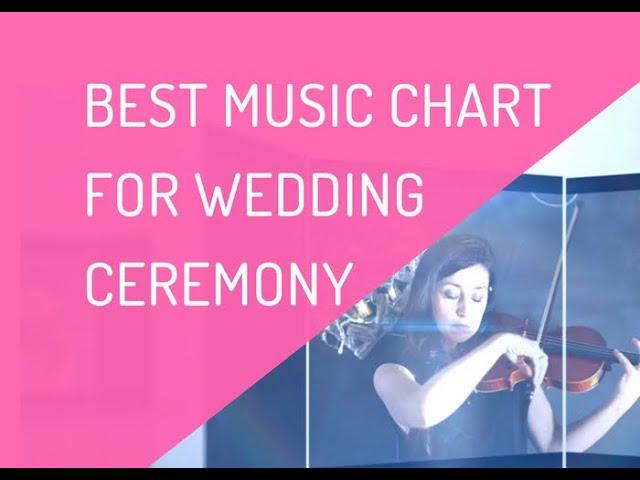 Best Music tracks for the Wedding Ceremony