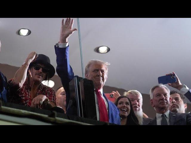 Donald Trump gets huge ovation after being shown at Georgia-Alabama game