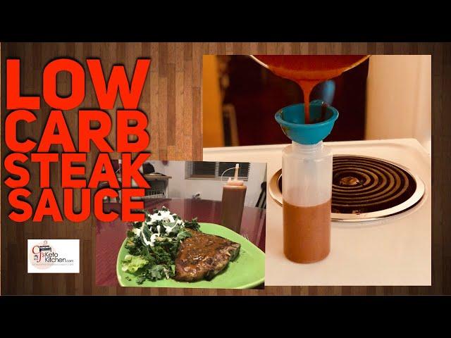 Low Carb Steak Sauce | Zero Sugar | Keto Safe #keto #lowcarb #ketorecipes #ketodiet