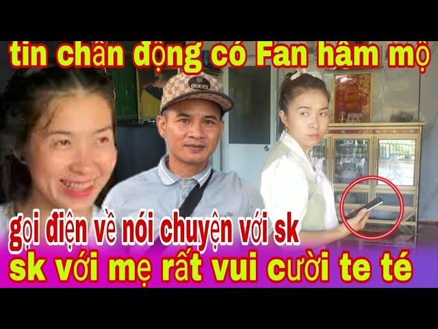 tới công chuyện rồi Fan hâm mộ gọi về nói về chuyện đám cưới sk rất vui..