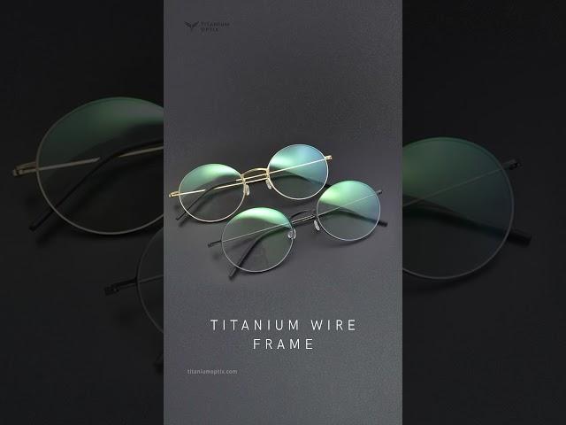 Best Round Glasses for Men, Titanium Frame Featuring Unique Screwless Hinges