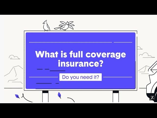 Ask The Zebra Anything - What is full coverage insurance?