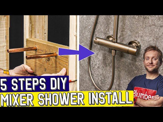 How to fit a mixer shower in 5 STEPS DIY VitrA Aquaheat Bliss