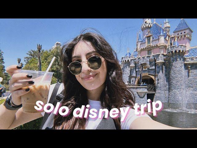 HOW TO DO DISNEY ALONE  single rider lines, tips, & snacks | solo disneyland vlog