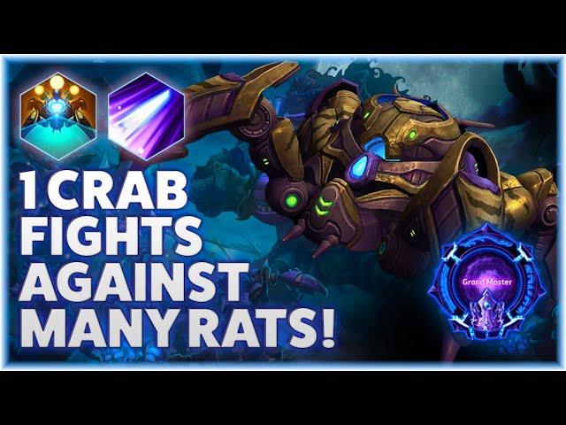 Fenix Salvo - 1 CRAB FIGHTS AGAINST MANY RATS! - Grandmaster Storm League