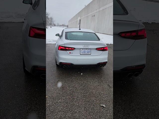 back at it again with a spinny center caps #audi #automobile #car #snow #tireservice