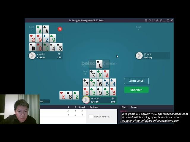 Pineapple OFC Play-by-play #6: 64% to make FL! (34:19)