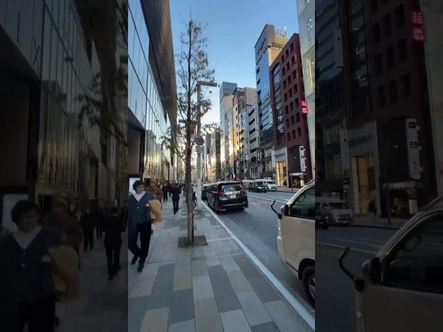 Spring Day in Japan, walking through Ginza, Tokyo ️