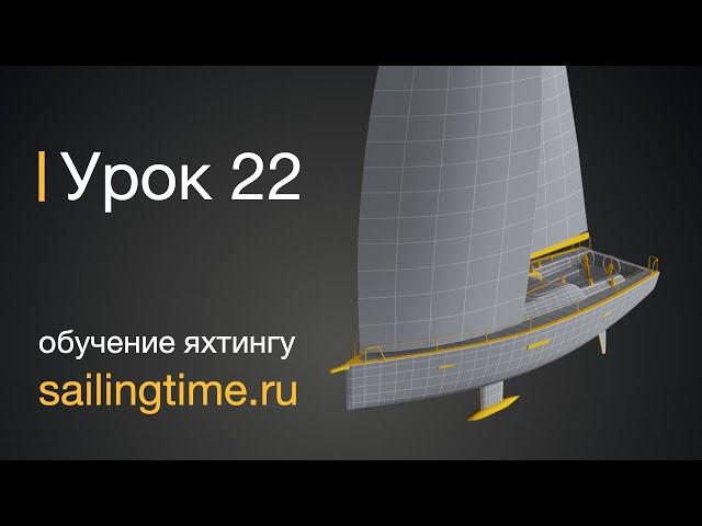 Яхта, поворот фордевинд — урок 22 | Школа яхтинга Sailing Time