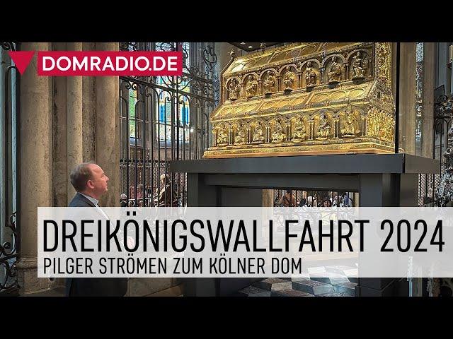 Dreikönigswallfahrt 2024 – Pilger strömen zum Kölner Dom