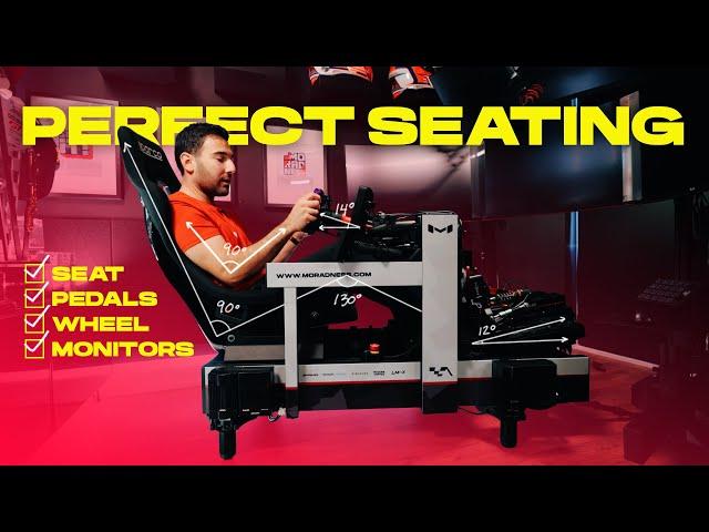 THE PERFECT SIM SEATING SET UP: Make Your Sim Feel Like A GT3 Car!