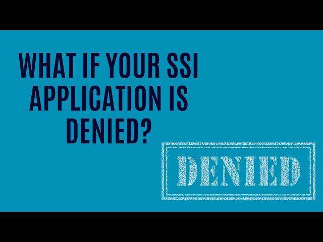 What to Do if Your SSI Application Was Denied