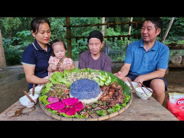 The Old Lady and her family came to visit - prepare a sumptuous meal to welcome them | Lý Phúc An