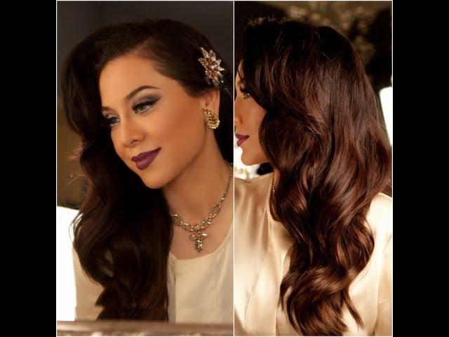 1940's Inspired Hair Tutorial - Old Hollywood Glamour - Vegas_nay