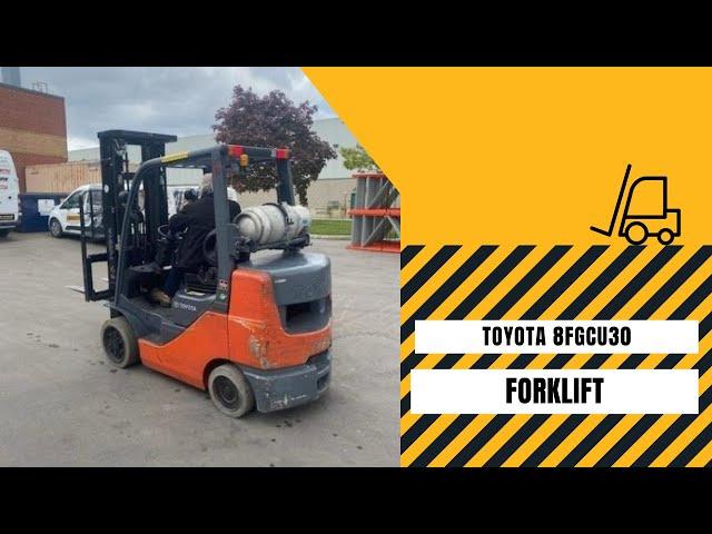 USED 2012 TOYOTA 8FGCU30 FORKLIFT | Leavitt Machinery [USED EQUIPMENT] 1-888-247-0567