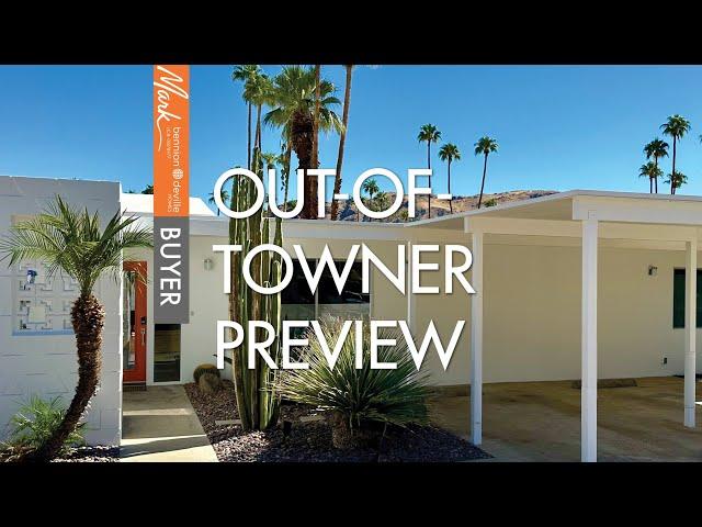 Palm Springs House for Sale | Preview Tour 2448 S Sierra Madre | Mark Gutkowski Realtor