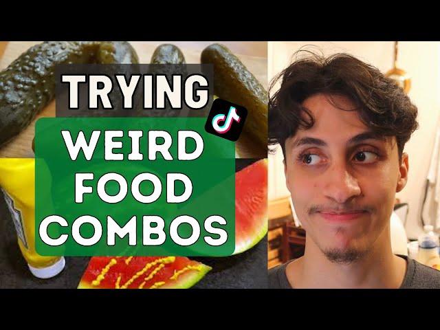 i tried weird tiktok food combinations