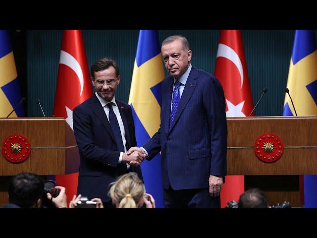 Kristersson wirbt in Ankara um Nato-Mitgliedschaft Schwedens | AFP