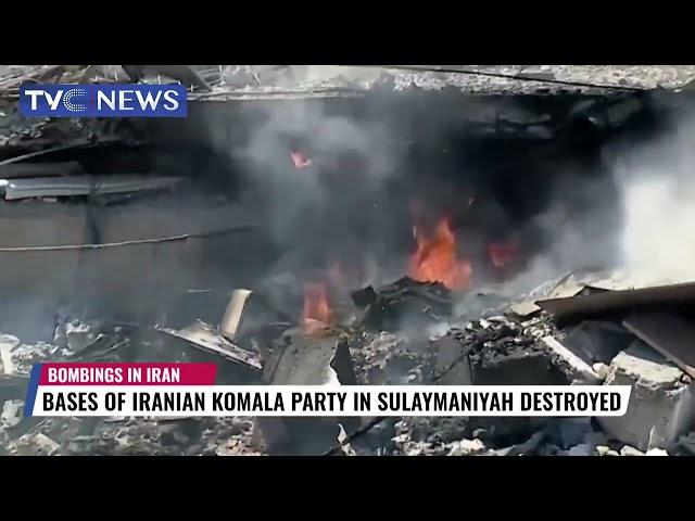 Bases Of Iranian Komala Party In Sulymaniyah Destroyed