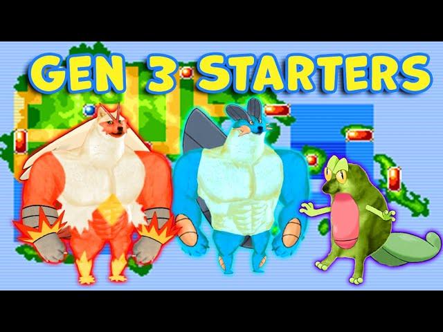 Treecko, Torchic, or Mudkip? Who is the BEST Hoenn Starter? Gen 3 Starter Analysis!