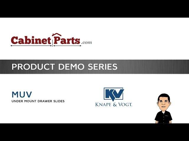 CabinetParts.com - Knape & Vogt MUV Under Mount Drawer