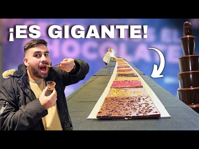 ¡Así es el Chocolate MÁS GRANDE de Buenos Aires! Feria del Chocolate 2024 