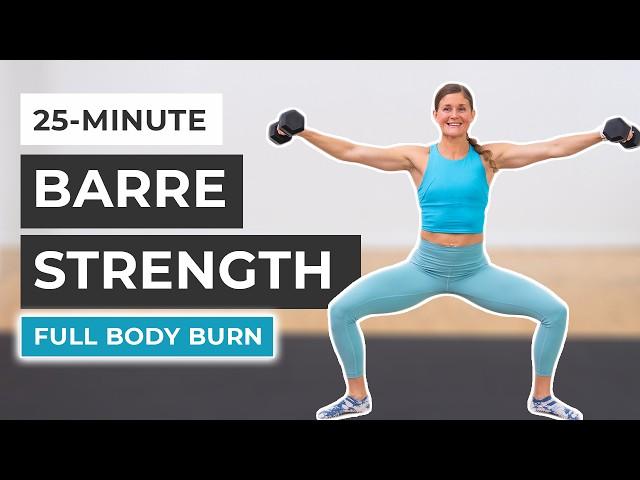 25-Minute Barre Workout At Home (Sculpt and Strength)