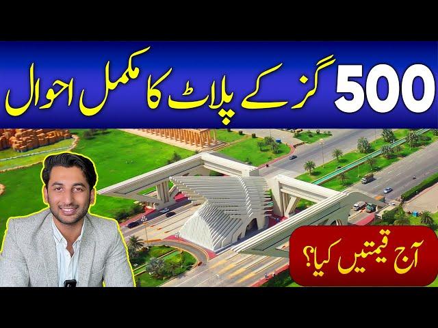 500 Sqyard Complete Plot Details Prices Location and Liveable Precincts || Bahria Town Karachi