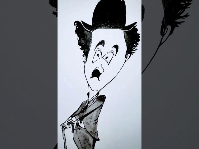 Charlie Chaplin by Michael Hopkins (C) Copyright 2021 by Michael Hopkins