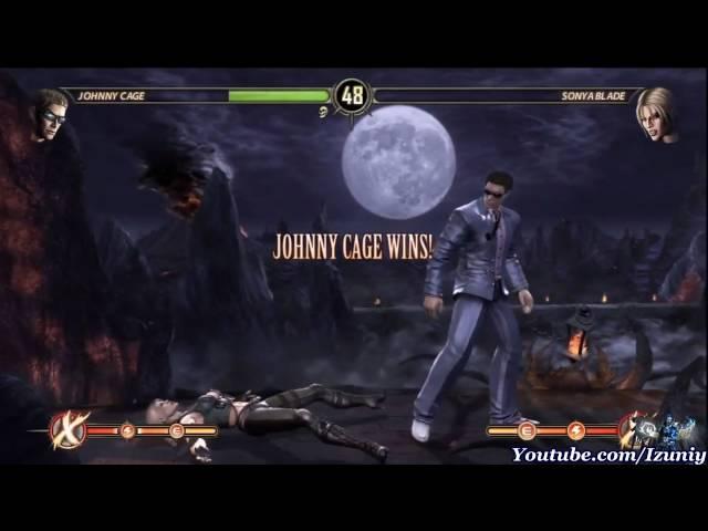 Mortal Kombat 9 Walkthrough Story Mode Chapter 1 Johnny Cage 2011