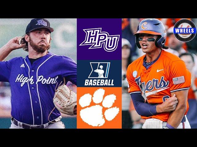 High Point vs #6 Clemson (Exciting Game!) | Clemson Regional Opening Round | 2024 College Baseball