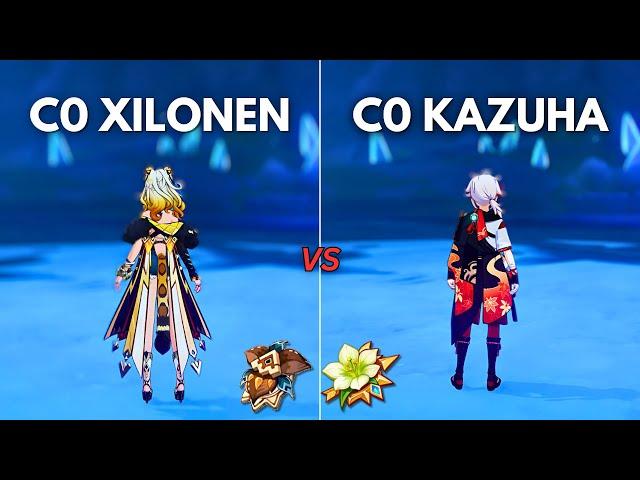 Who is the BEST SUPPORT? C0 Xilonen vs Kazuha !! [ Genshin Impact ]