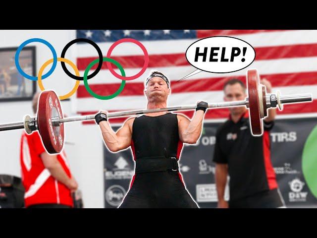 Olympic Runner Enters an Olympic LIFTING Competition