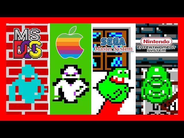 Ghostbusters (1984)  Versions Comparison  C64, CPC, Spectrum, PC, NES, Master System, MSX and more