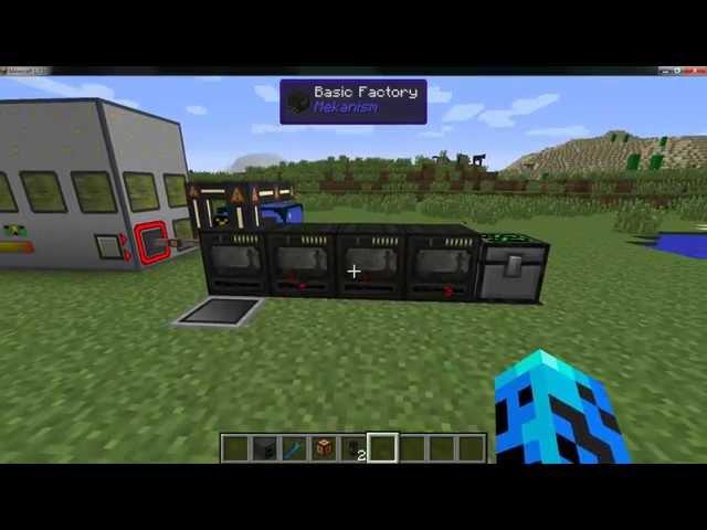 Minecraft: Mekanism 3x Ore Processing Demo. (1.7.10) Part 1 of 3